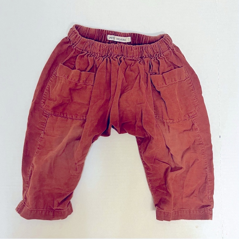 Petits Vilains Terracotta Blaise Harem Trousers